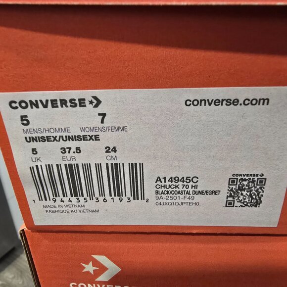 Converse Chuck 70 Hi Leopard Print Women's Sneakers Shoes A14945C Size 7 NEW - Picture 10 of 13